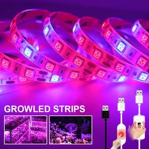 LEDストリップのSMD のフルスペクトルライト屋内5V GROULDINGランプランプ用植物の植物灯の花のランプ