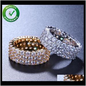 Wholesale out side weddings resale online - Mens Jewelry Hip Hop Diamond Luxury Designer Engagement Men Love Wedding Rapper Hiphop Iced Out Fashion K60Fb With Side Stones Nqo6W