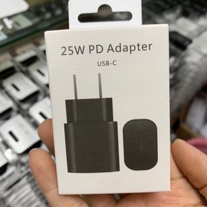 UL Pulg Wall Charger USB C для Samsung PD 25W Chargers Galaxy S20/S20 Ultra/Note10/Note 10 Plus TA800 с упаковочной коробкой