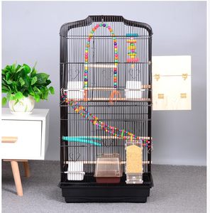 Bird Cages Luxury Parrot Cage Wren Myna Tiger Skin Xuanfeng Peony Large Breeding Houses