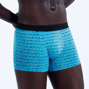 Drukuj Bawełniane bokserki dla mężczyzn bielizna Sexy męskie majtki Rodzina Boxershorts Fantazyjne męskie Spodenki Calecon Hurtownie