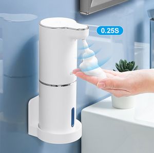 Dispenser automatico di sapone in schiuma Sensore touchless Ricarica USB Materiale ABS 300ML