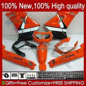 Corpo Per KAWASAKI NINJA ZZR250 90 91 92 93 94 1995 1996 1997 1998 1999 Carrozzeria 54HC.149 orange blk ZZR 250 CC ZZR-250 1990 1991 1992 1993 1994 95 96 97 98 99 Carenatura OEM