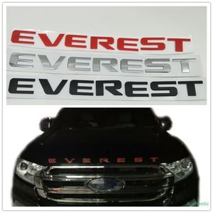 For Ford Everest Car Front Head Emblem Logo Sticker Bage Letters Nameplate Decals