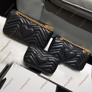 3 Größe echtes Leder hochwertige Damen Lady Fashion Marmont Taschen echte Umhängetasche Handtaschen Geldbörsen Rucksack Tote Umhängetasche