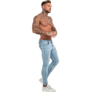 GINGTTO Man Pants Skinny Jeans Men Denim Trousers Hip Hop Style Plus Size Jean Male Clothing Summer Slim Fit ICON Legend London 220212