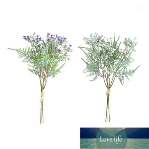 Flores decorativas grinaldas 1 pc artificial gypsophila diy bouquets florais arranjo decoração home do casamento para el partido decoração1 Preço de fábrica