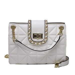 Luxo Mulheres Bolsa de ombro de ombro clássico Pu Leates Totes Moda Sacos de Cadeia Quilted Crossbody Satchel de alta qualidade