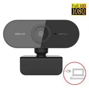 CAM 1080p FULL HD ERA MINI Dator PC Laptop med mikrofon Gratis Drive USB Web Cam Live Broadcast Video