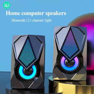 USB Wired Компьютерные колонки Bluetooth Динамик колонки Subwoofer Аудио Динамик Мультимедиа Громкоговоритель Ноутбук Настольный телефон