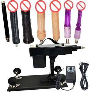 AKKAJJ Sex Furniture Machine Gun with Big Dildo for Female or Male Masturbation Cup LoveMachines Automatic Sexual Intercourse Robot