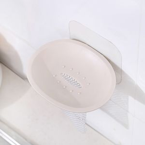 Bathroom Dish Plate Case Home Shower Travel Holder Container Soap Box Plastic Soap Box Mesh Dispenser Soap Rack CCF6941
