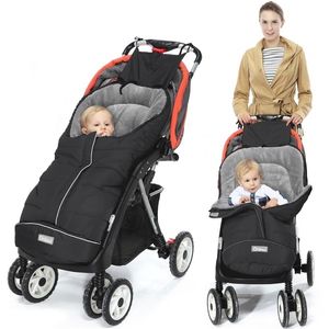 겨울 아기 ​​유모차 잠자는 가방 태어난 유아 windproof sleepsacks footmuff pram 220216에 대 한 따뜻한 봉투