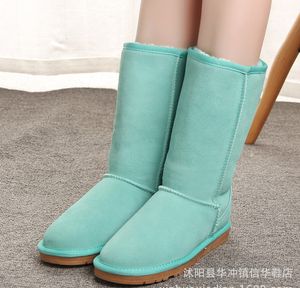 高品質のWGGの女性の古典的な背の高いブーツレディーススノーブーツ冬のレザーブーツシューズ35-42 EUR