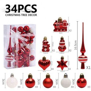 Glitter Christmas Tree Bola De Trem Bola Bola Snowman Coração Spie Baubles Colorido Xmas Festa Home Jardim Decor Decor Supplies Y1130