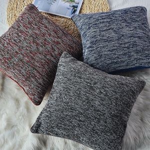 Cushion/Decorative Pillow 1pcs Wool Knitting Cushion Cover Cotton Home Decorations For Sofa Case