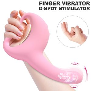 Massaggio 7 frequenze Waggle Finger vibratore prodotti per adulti dispositivo di masturbazione femminile punto G stimolatore vaginale giocattoli del sesso della fica per coppia