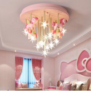 Lampadario per ragazze Lampadario per bambini Lampadario a led per camera da letto carino per la camera delle ragazze Illuminazione per la stanza del ragazzo Lampada per bambini Luci per bambini