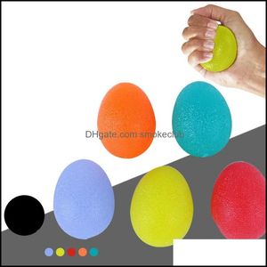 Equipments Supplies Sports & Outdoors Professional Mas Hand Grips Gripper Egg Shape Soft Sile Relief Power Ball Fitness Wrist Finger Exercis
