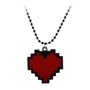 Designer Necklace Luxury Jewelry Fashion Game Undertale Papyrus Sans Frisk Bravery LOVE Heart Pendant Link Chain Women Accessories