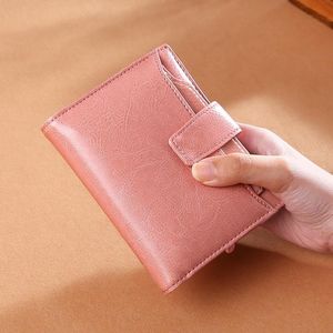 Portafogli 2021 Retro Oil Wax Short Women's Purse Leather Zipper Cute Little Wallet