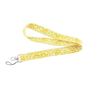 10 teile/los J2539 Cartoon Daisy Sunflower Lanyard Schlüsselbund schlüssel Karte Handy Seil Kinder Geschenke Lanyards ID Abzeichen Halter