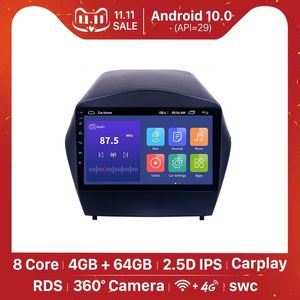 Android 10.0 2din Car Radio Odtwarzacz DVD na 2009 rok 2011 2012-2015 Hyundai IX35 GPS Multimedia z Bluetooth OBD2 4 GB pamięci RAM