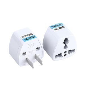 AU UK Euro EU To US USA AC Power Plug Converter Travel Charger Adapter Convertor New 1000pcs/lot