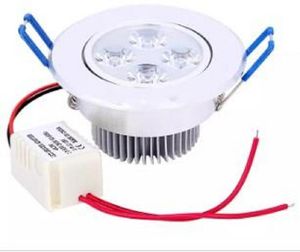 AC 85 ~ 265V 110V 220V DIMMALE 12W LED 다운 라이트 오목한 천장 램프 순수/따뜻한 흰색 LED 고정물 다운 라이트 Cerohs DHL