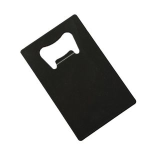 Acquista Apribottiglie Da Birra Nera Apribottiglie Da Carta Di Credito In Acciaio Inossidabile Spades Card Bar Tool Cucina Cocina