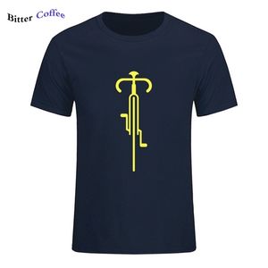 バイクラインサイクリングノベルティクリエイティブメンズメンズTシャツTシャツ夏半袖OネックコットンカジュアルTシャツトップTEE 210714