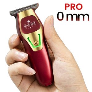 Powerful Professional Hair Trimmer Men 0 MM T Blade Electric Clipper Rechargeable Barber Haircut Machine Beard Shaver 220216