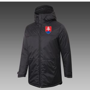 Cappotto sportivo da uomo Slovacchia Piumino invernale per il tempo libero Capispalla Parka Emblemi della squadra personalizzati