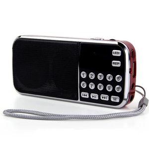 L-088 Card Radio Przenośna Starsza Karta Głośnik Karaoke Machine w magazynie DHL A56