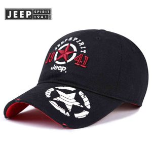 Classic Jeep Sunscreen respirável boné de beisebol masculino e munshade casual pato lingüeta chapéu