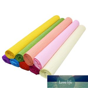 250 * 50 CM Crepe Paper Roll Origami Crinkled DIY Kwiat Robić Owijanie Craft Wedding Birthday Party Prezent Dekoracji