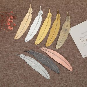 Bookmark Metal Perforated Chinese Style Ancient Literary Creation Feather Student Gift Wholesale Book Accessories