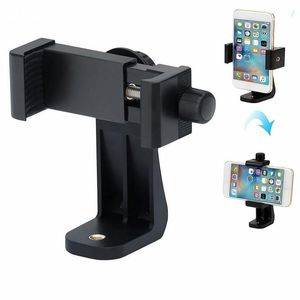Wholesale cell phone tripod mount resale online - Tripods Degree Can Rotation Tripod Mount Holder Cell Phone Stand Bracket Clip Adapter For Mobile Smartphone