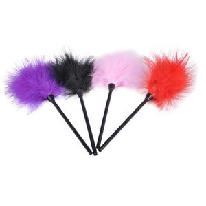 1 Pc Bird Feather Flogger Sex Toy Feather Flirt Whip Products Bondage Slave Erotic BDSM SM for Couple Women Adult Game 26.5cm P0816