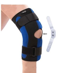 1 ADET Ayarlanabilir Menteşeli Diz Brace Destek Patella Sabitleyici Koruyucu Kol Wrap Cap Ortopedik Ortak Kneepad Spor Salonu Wrap Q0913