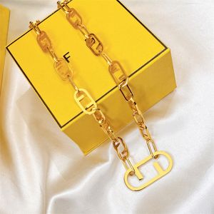 F Pendant Men luksusowe naszyjniki projektant dla kobiet projektantów damskich luksurys Naszyjka męska moda moda moda senior