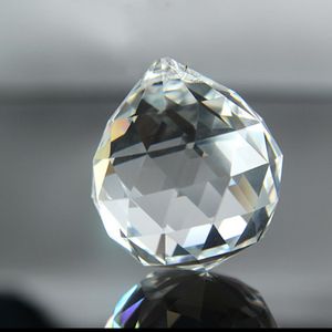 2021 novo pendurado esfera de cristal esfera prism pingente espaçador grânulos para casa casamento vidro lâmpada candelabro decoração