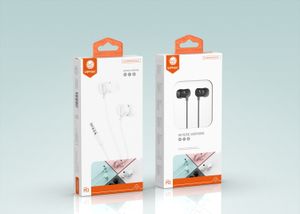 In-Ear Wired Earphones Headset Control 3,5 mm gränssnitt Mic hörlurar för Android smartphone med färglåda EP-M3