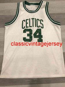Vintage Paul Pierce Swingman Beyaz Basketbol Forması Nakış Özel herhangi bir isim numarası xs-5xl 6xl