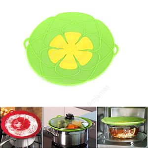 Kitchen Anti Overflow garnek Pokrywa Silikonowa Garnek Gotować Anty Spill Pokrywa Kuchenna Kuchenna Kuchenka Piekarnik Sejf / Pan Petal Spill Korek Korek DaJ185