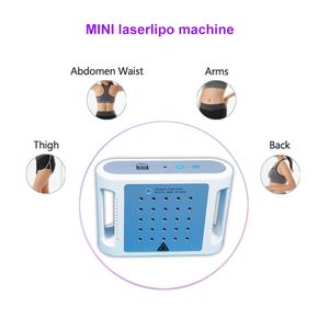 Novo modelo mini laser laser 650nm comprimento de onda 25 diodos lipolaser máquina de lipoaspiração máquina para uso doméstico