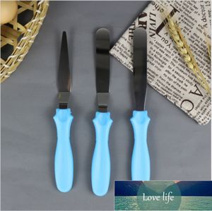 3 pezzi spatola in acciaio inossidabile set di coltelli per decorazione di torte kit di strumenti lisci utensile da cucina bakeware prezzo di fabbrica design esperto qualità ultimo stile originale