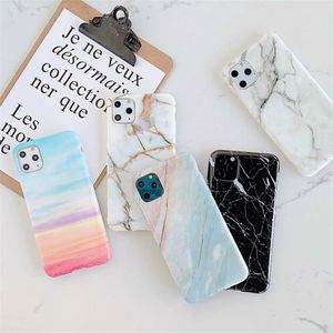 Crack Marble Cases Patterned Smooth Phone Cover for Huawei P30Pro P20 P40Lite Nova3i 4E 6SE Mate20 Mate30Pro Cases with Soft IMD TPU