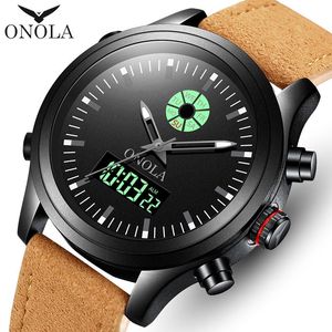 Männer Uhr Mode Analog Digital Dual Display Uhren Top Marke Mens Casual Sport Wasserdichte Armbanduhr Relogio Masculino Armbanduhren