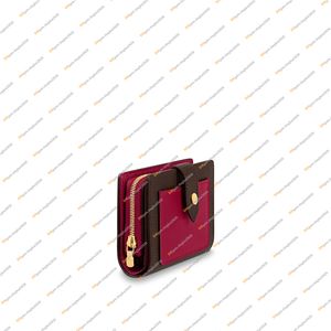 Ladies Fashion Casual Designer Luxury Juliette Wallet Coin Purse Key Pouch N60381 M69432 M69433 M80973 N60380 Högkvalitativ topp 5A 330V